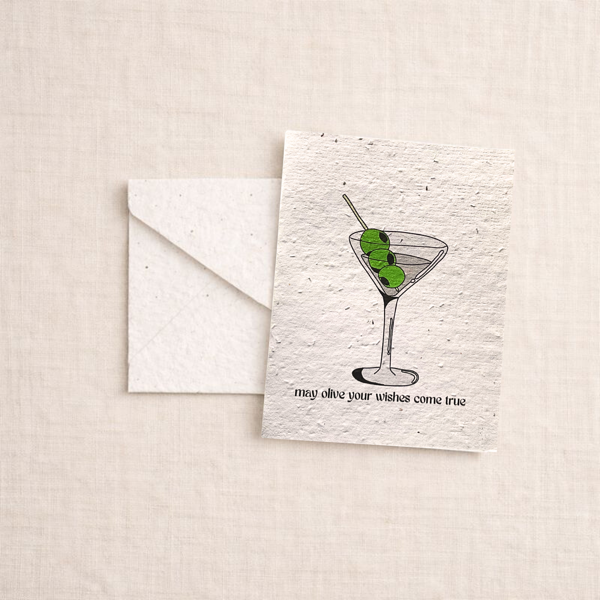 May Olive Your Wishes Come True Card