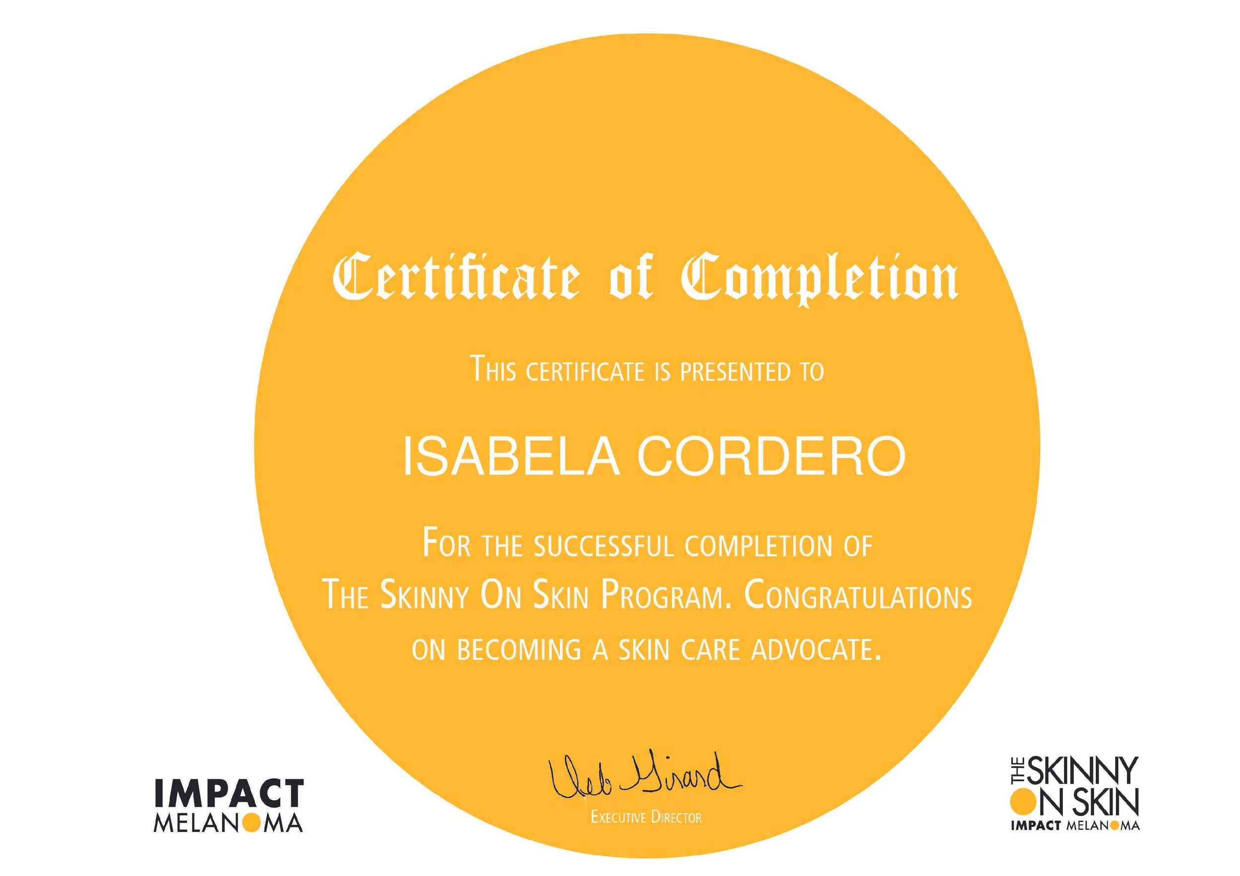 IMPACT Melanoma: The Skinny on Skin Certification