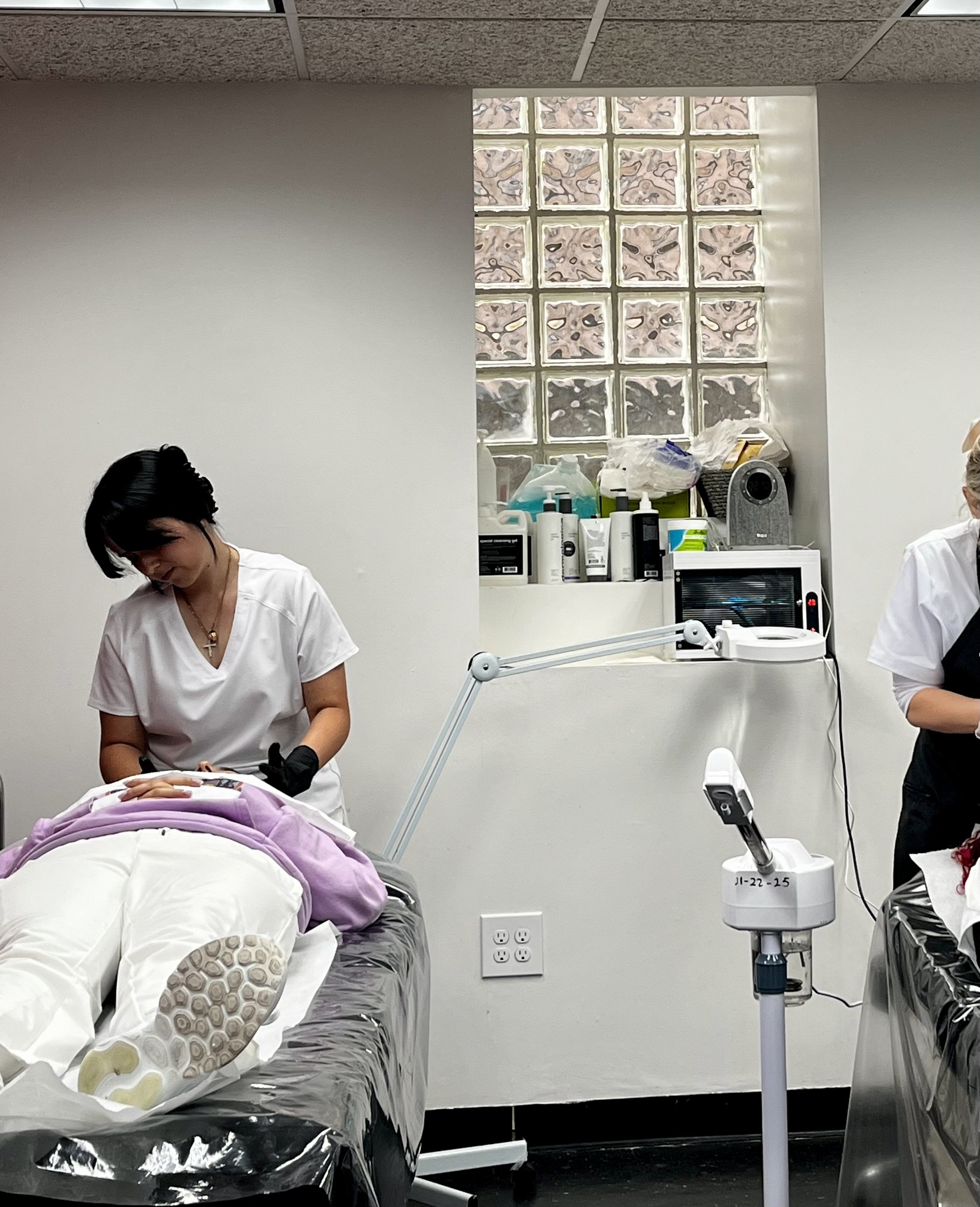 Cleansing and prepping the skin for targeted treatment.