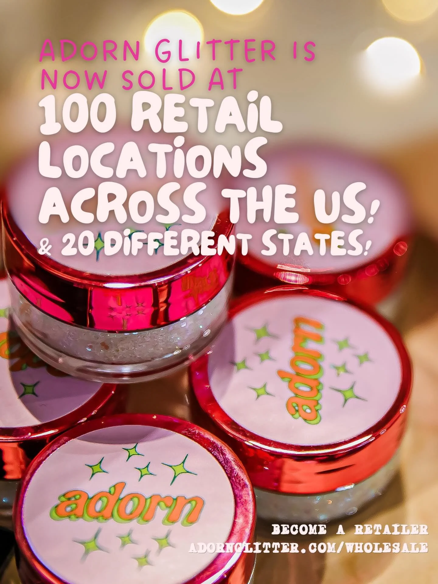 WHAT WHAT!!! I am beyond excited to announce that Adorn is sold in 101 stores across the United States. 

Holy cow this is a huge accomplishment and it feels beyond special to celebrate this on my Birthday, of all days! This year, as I celebrate turn