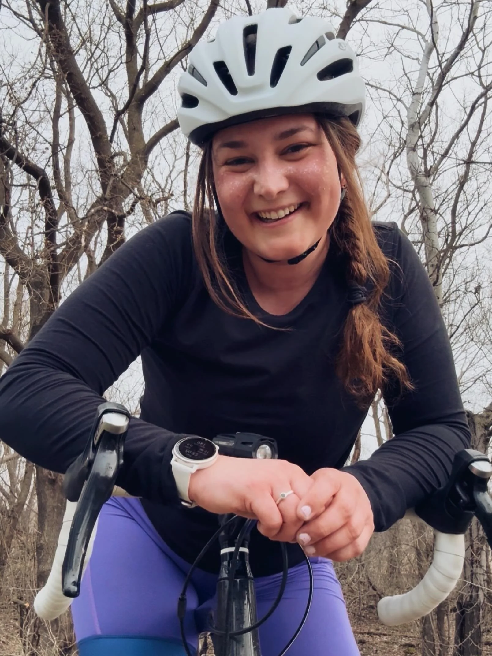 Some workout whimsy with @holmesar2! 
#staysparkly #glitterandbike