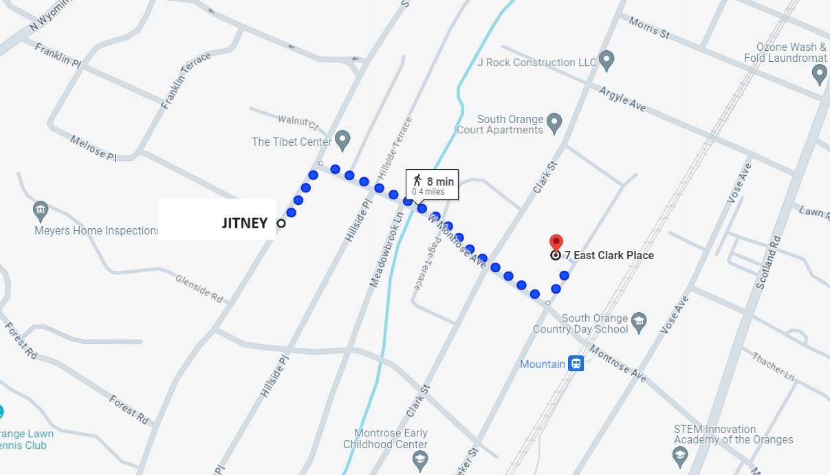Map to Jitney