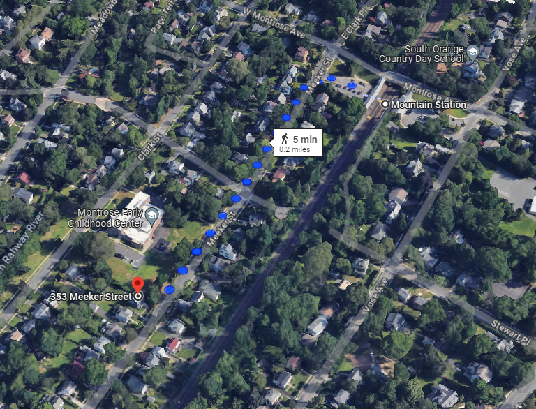 Map to Mountain Station