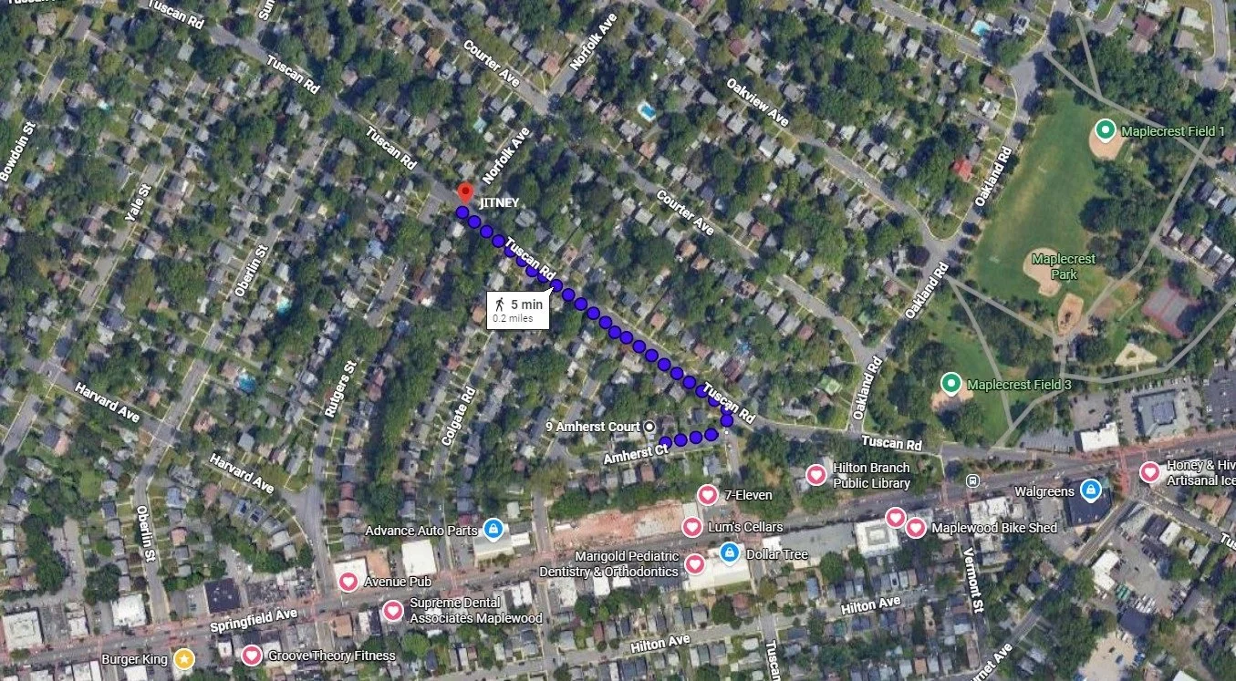 Map to Jitney