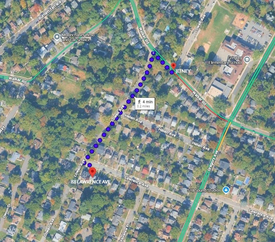 Map to Jitney