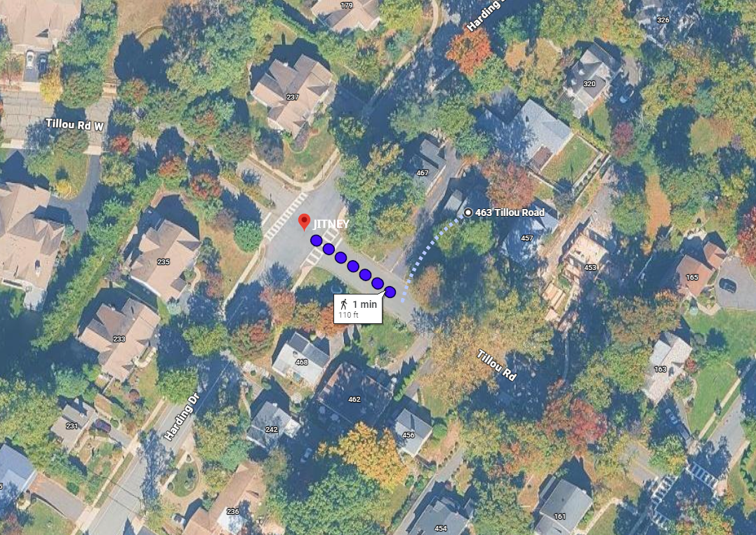 Map to Jitney