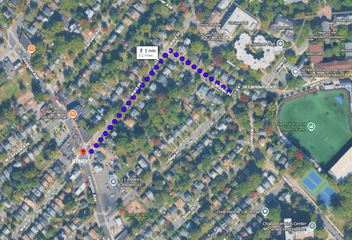 Map to Jitney