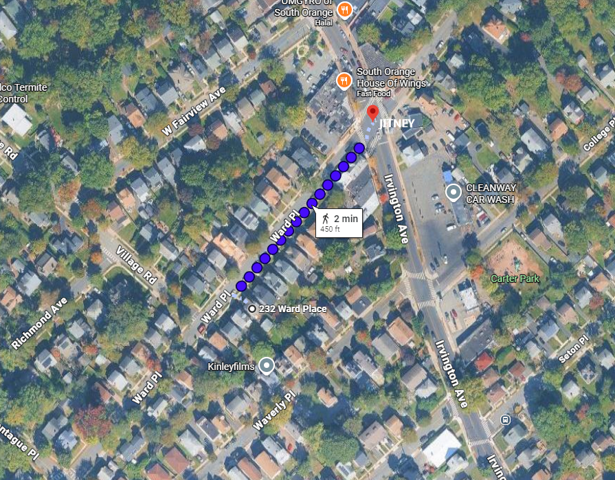 Map to Jitney