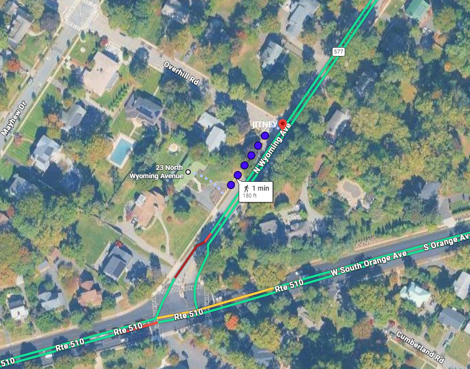 Map to Jitney