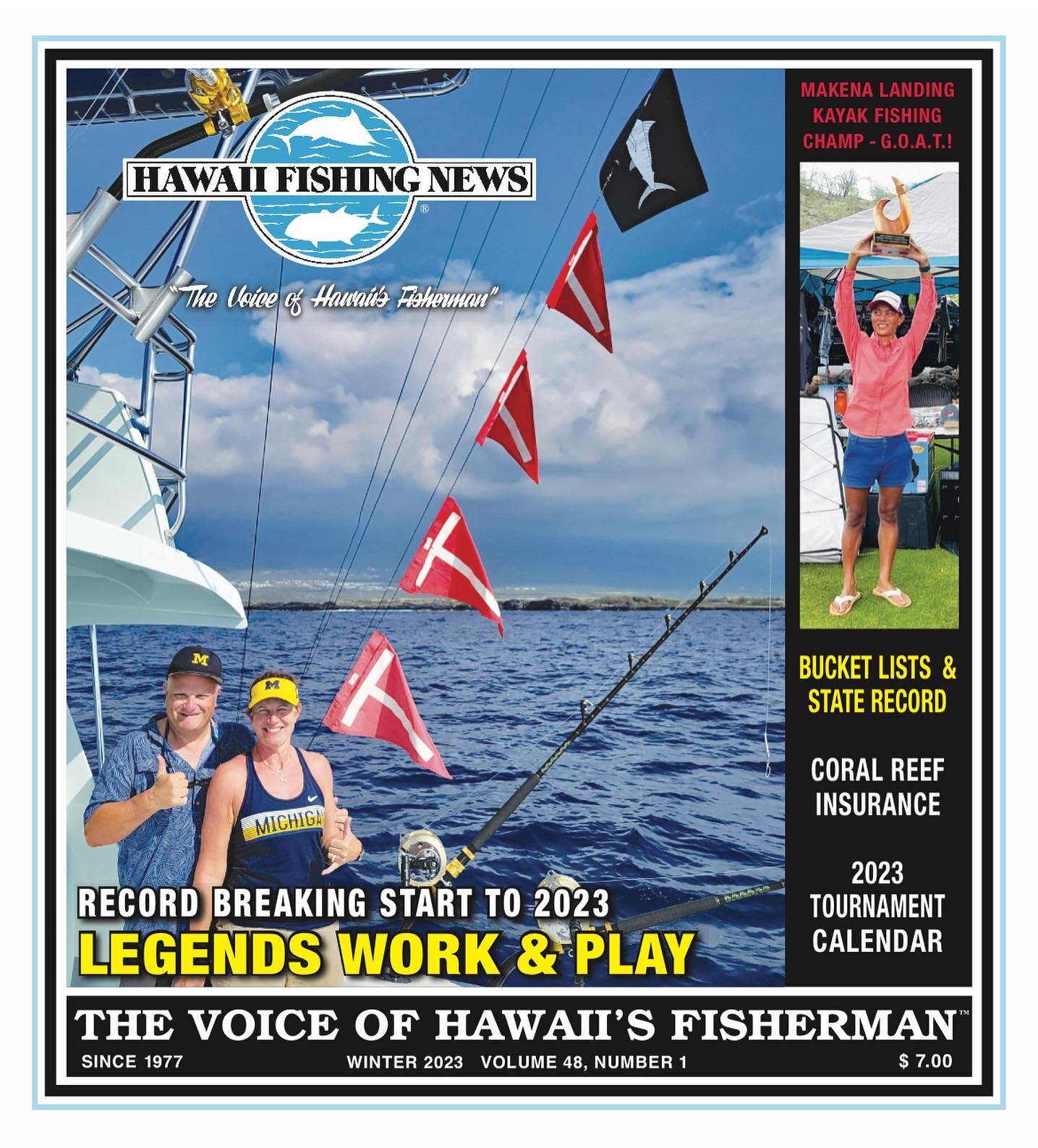 Featured in P R I N T !
.
Special thanks  to @nalukeafishing and @hawaiifishingnewsholoholo for the fantastic, front page article about our incredible day during, &ldquo;BEAST WEEK,&rdquo; back in January. What a great way to start the year!
.
#SEABA