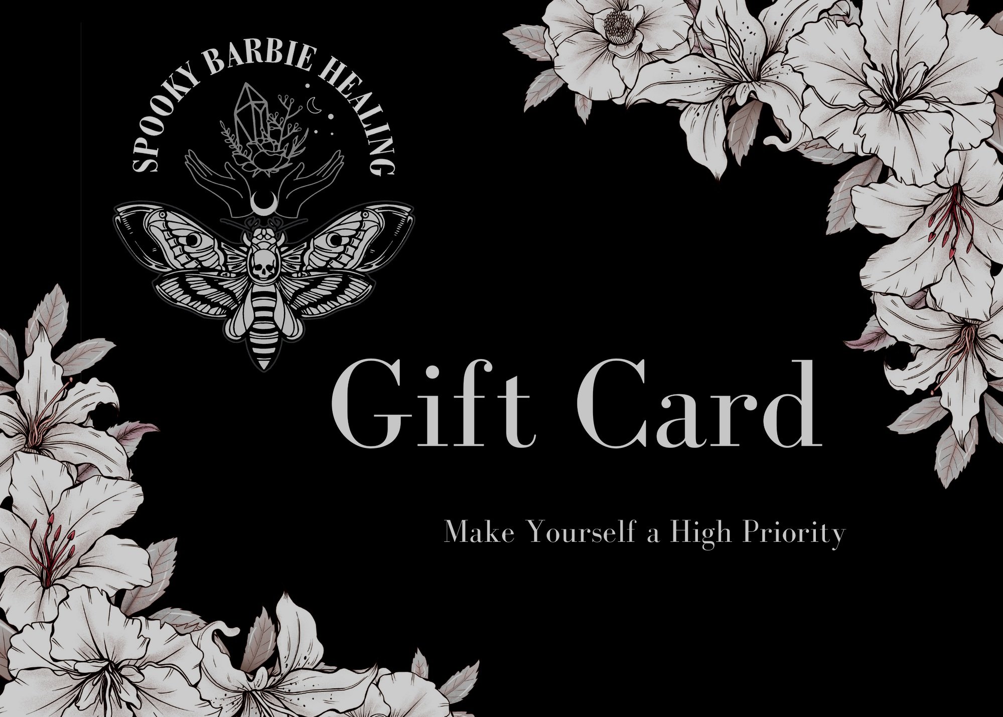 Spooky Barbie Healing Gift Card