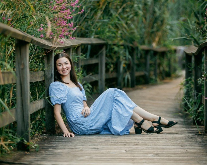 I've been photographing clients in this location for nearly my entire career, but somehow had never made it to this sweet little bridge. I finally saw it last summer during this senior session, and you bet I'll be back!

Save $100 on senior portraits