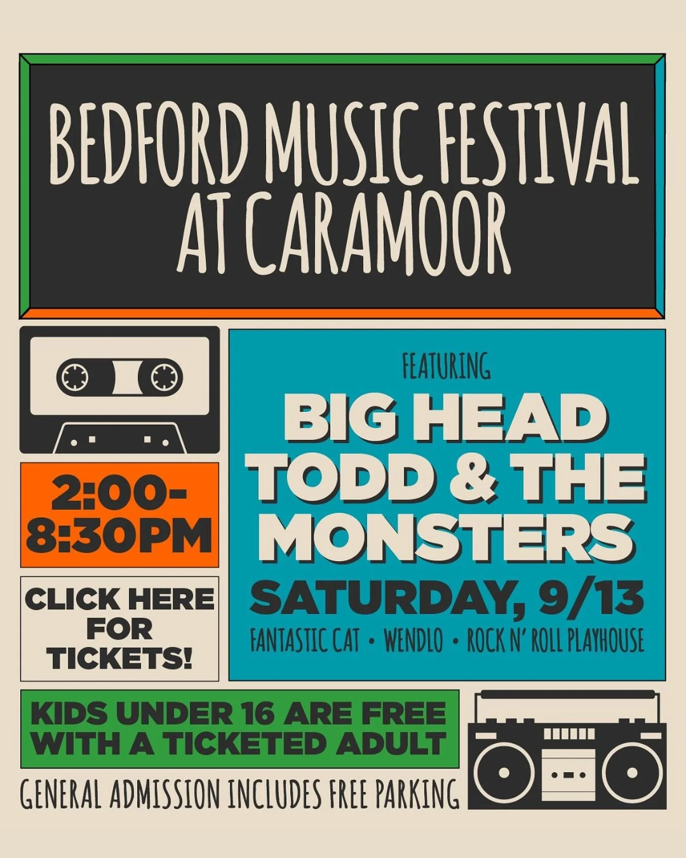 Bring Your Families and Join Us for a Day of Live Music, Local Food &amp; Shops!

BEDFORD MUSIC FESTIVAL&nbsp;at CARAMOOR
Saturday, September 13, 2025
2:00-8:30pm&nbsp;

This year&rsquo;s festival is bigger and more magical than ever, featuring:

🎤 