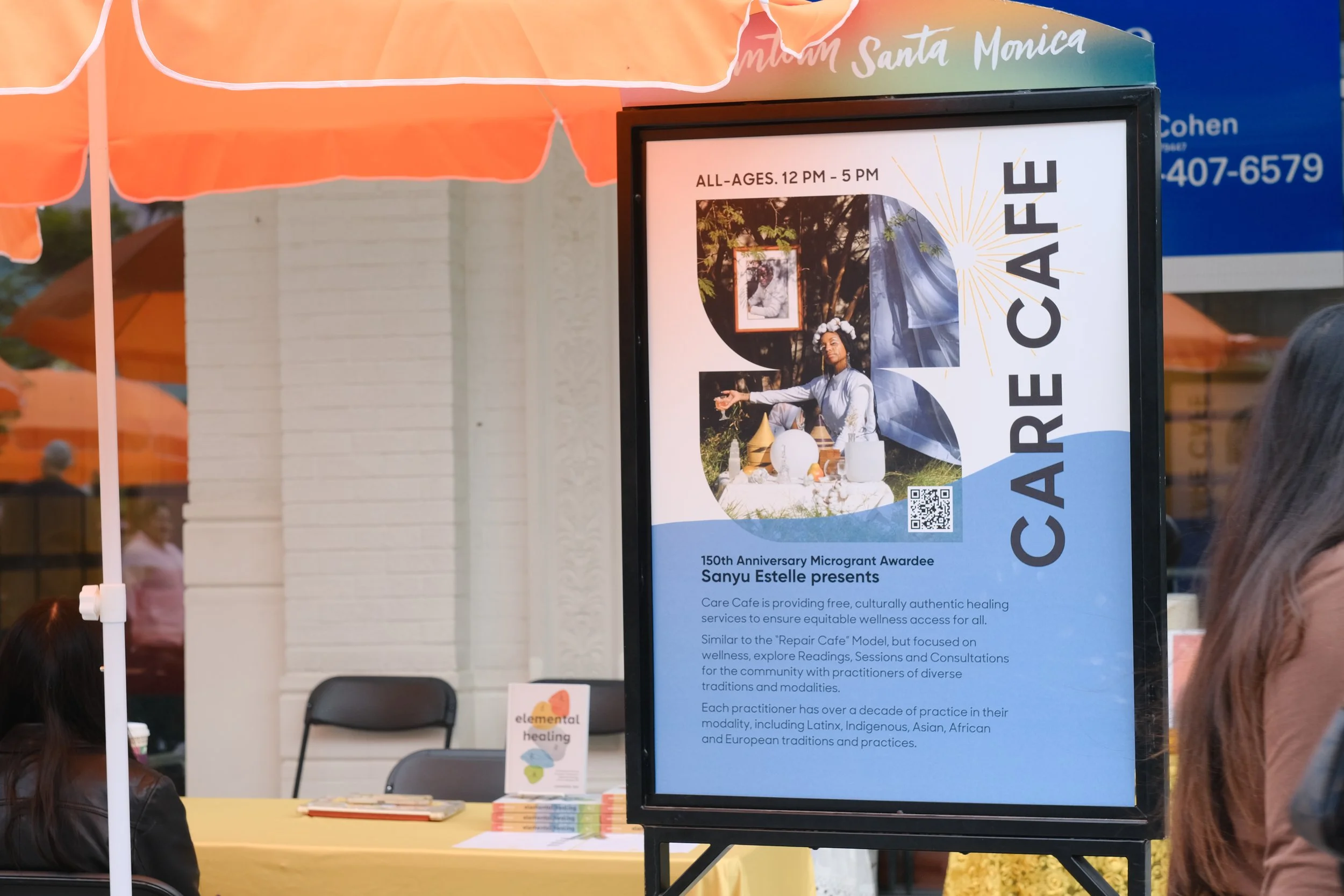 ONYI LOVE at Care Cafe presented by Sanyu Estelle for the city of Santa Monica's 150th Anniversary (2025). Photos by Reva Santo.