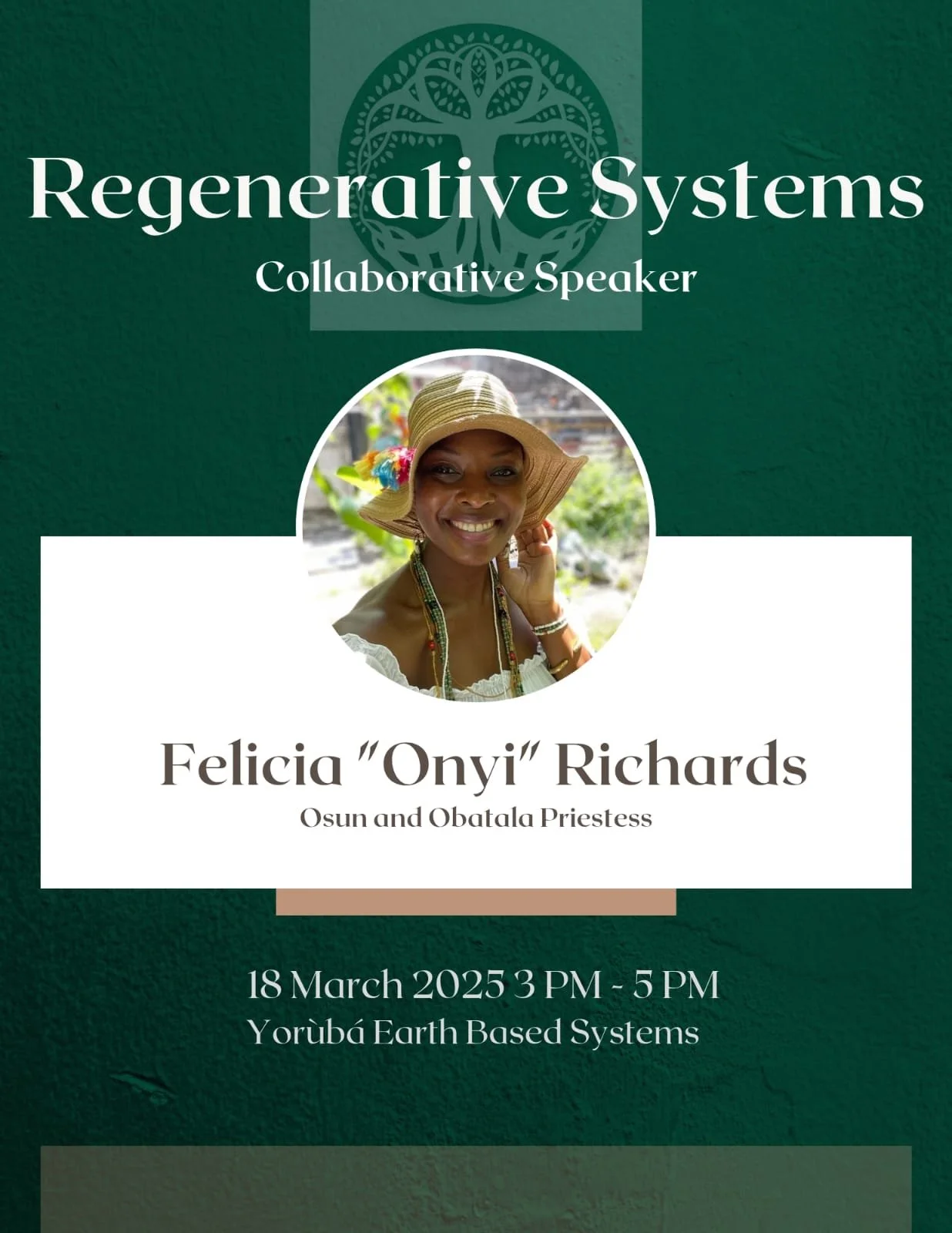 Yoruba Earth-Based Systems Lecture & Workshop