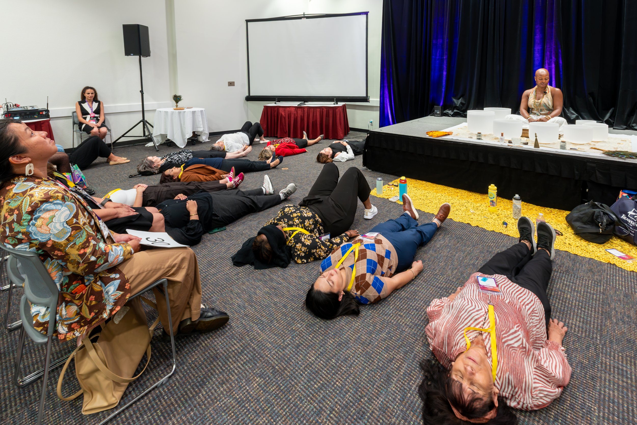 Onyi Love Sound Immersion at the 2026 LA Women's Leadership Conference. Photos courtesy of LA County Public Works.