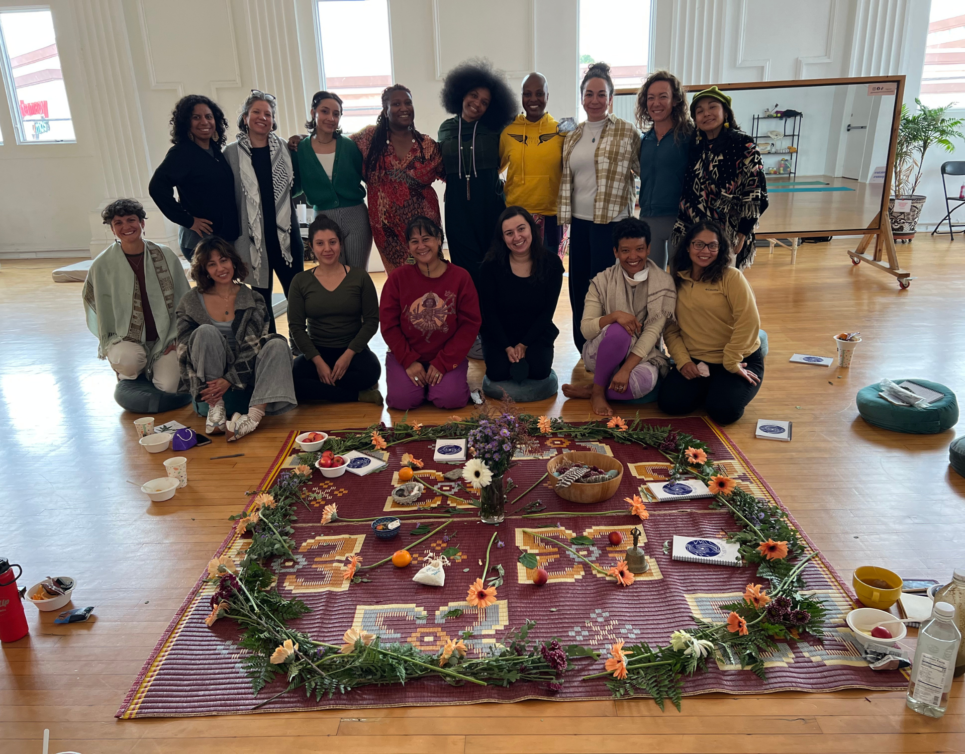 ONYI LOVE providing Sound Immersions and space holding for We Still Move's Care Rituals for Spring Recovery community clinics and healer specific sessions throughout the season (2025)