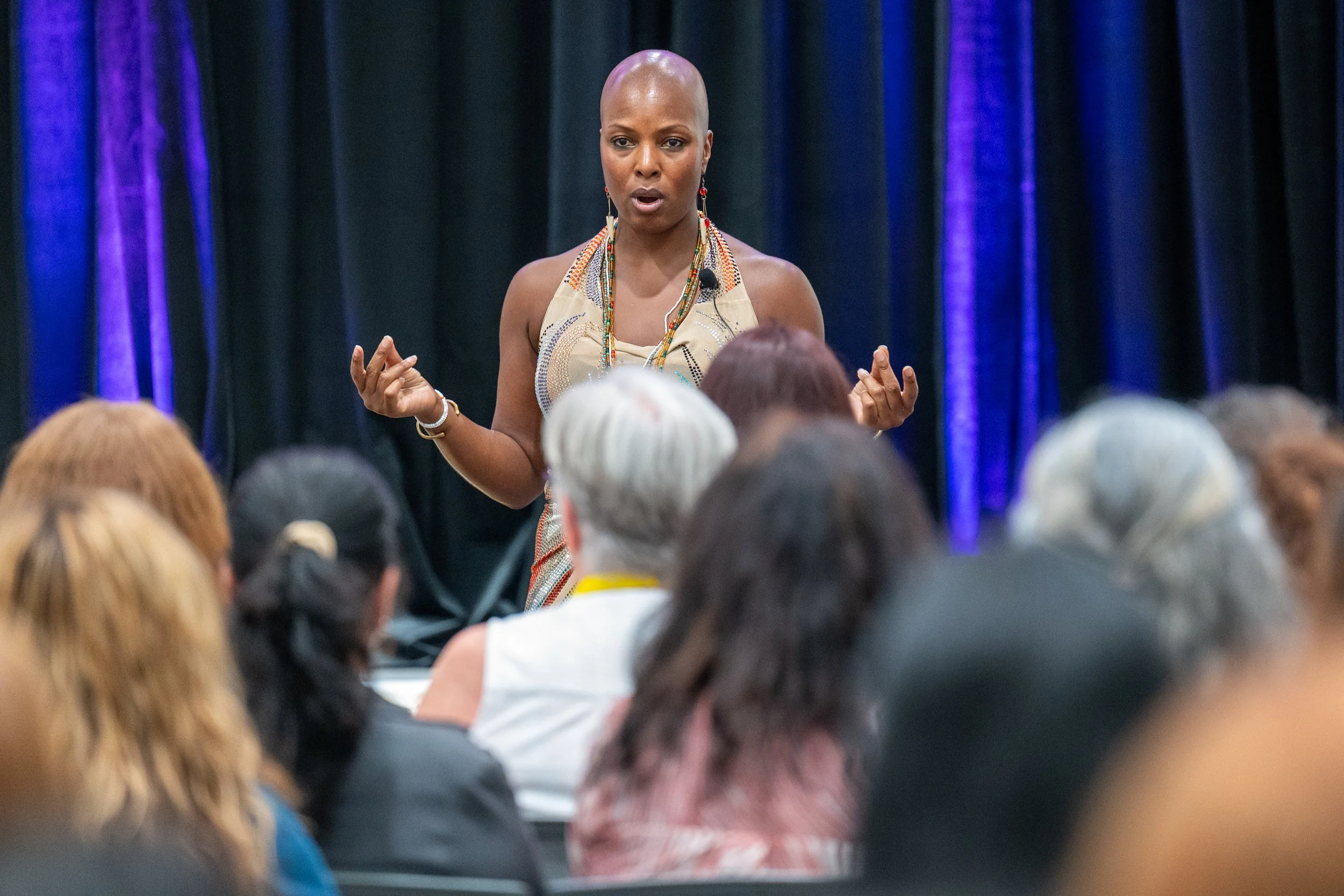 Onyi Love Sound Immersion at the 2026 LA Women's Leadership Conference. Photos courtesy of LA County Public Works.