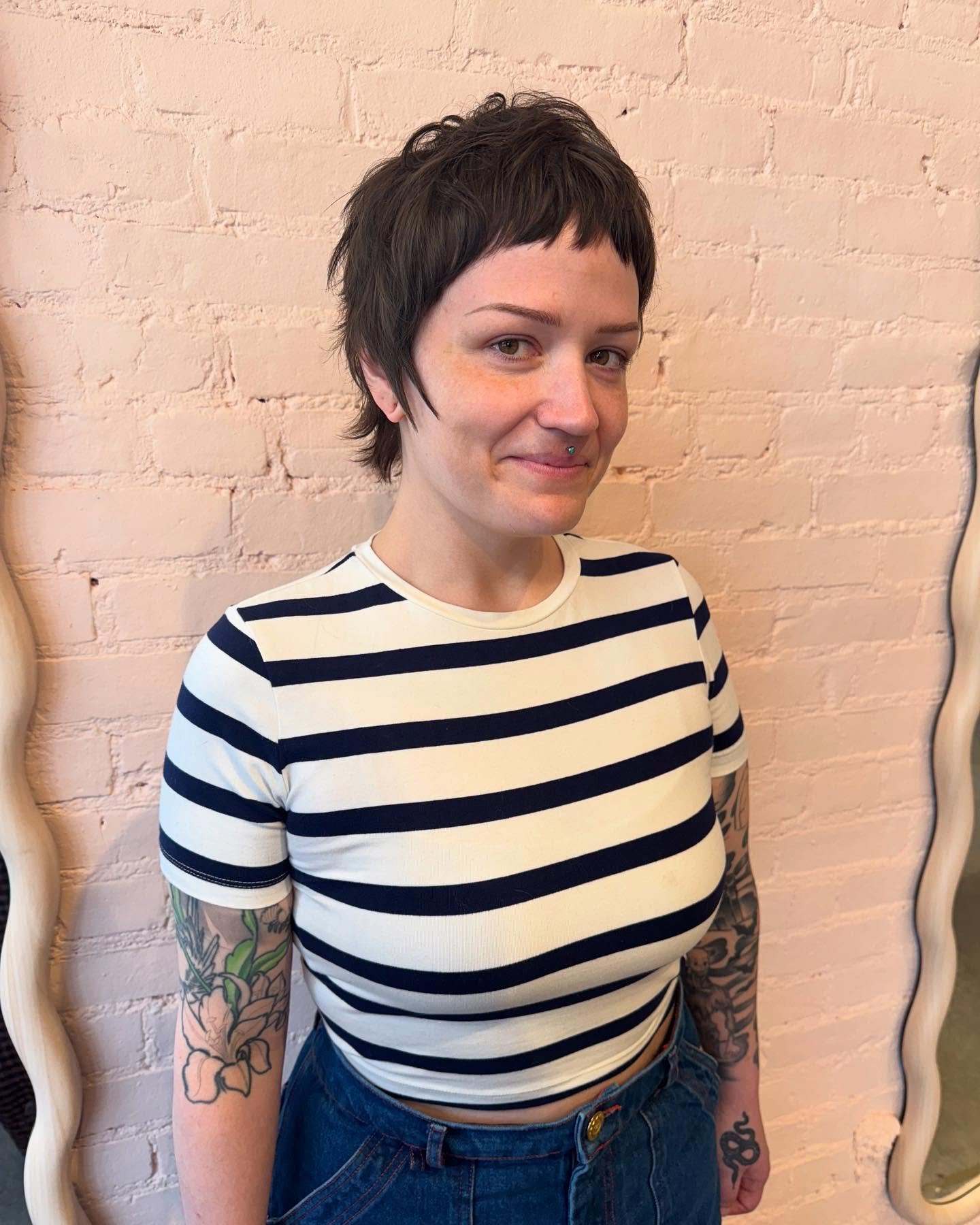 Cutting hair in the new space has been a dream ✨ I have more deep, heart bursting love for my job in this moment than I have in years, that feeling when you&rsquo;ve been working so damn hard on your dreams and they start to come true bit by bit. A h