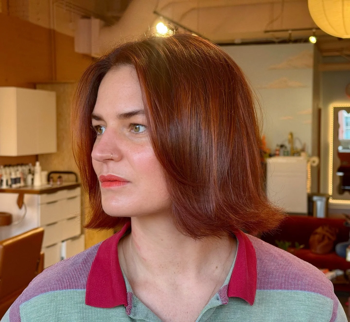 This is your sign to make the color change you&rsquo;ve been sitting on 🌀🌀🦊🫦🦊🌀🌀

#TacomaStylist #TacomaSmallBusiness #TacomaSalon #Tacomarazorcut #Razorcut #Bangs #CurtainBangs #Mullet #RazorMullet #Shag #Shullet#HairHasNoGender #CoolHair #Cut