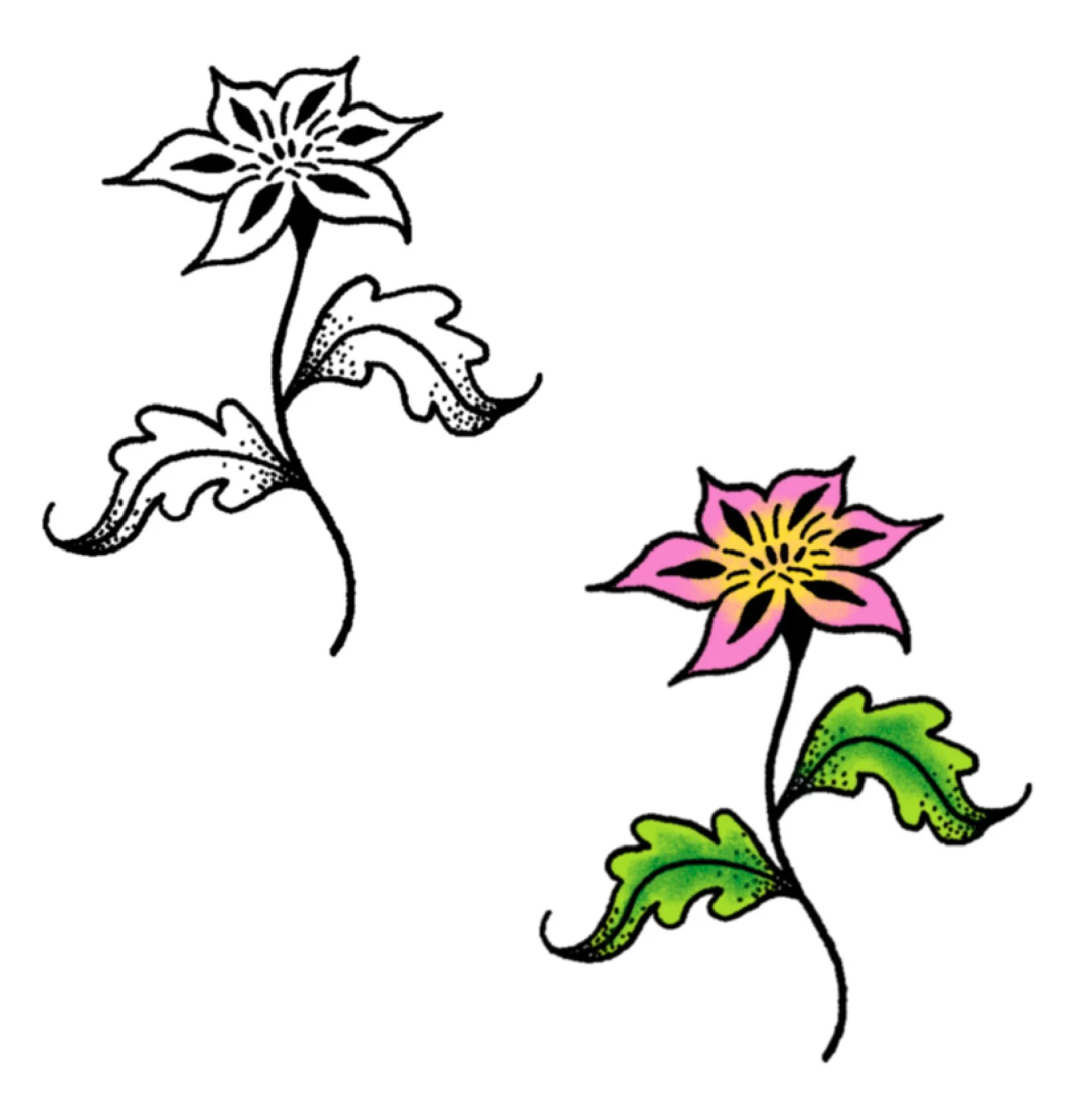 Wavy Flower 2-3" // 1.5-3 hours