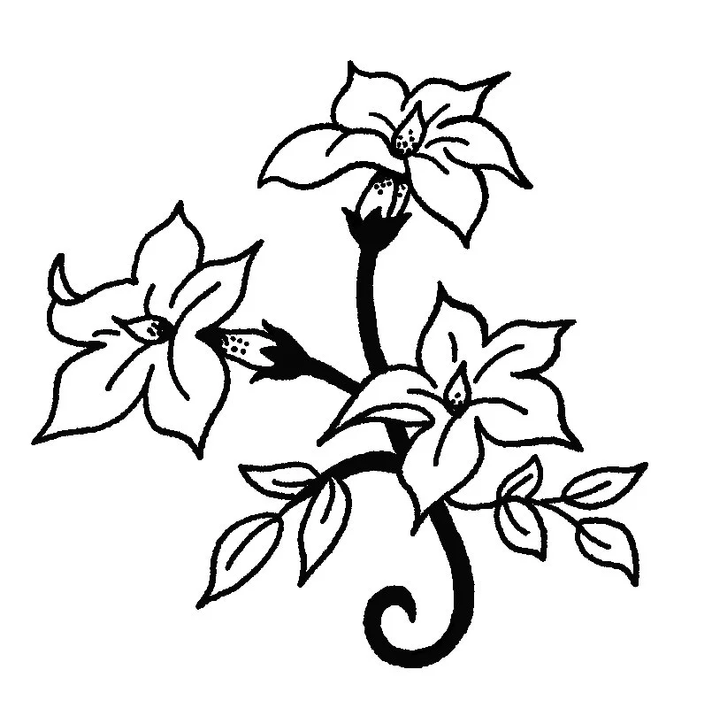 Whimsical flowers?? 2.25-3" // 2-3 hours