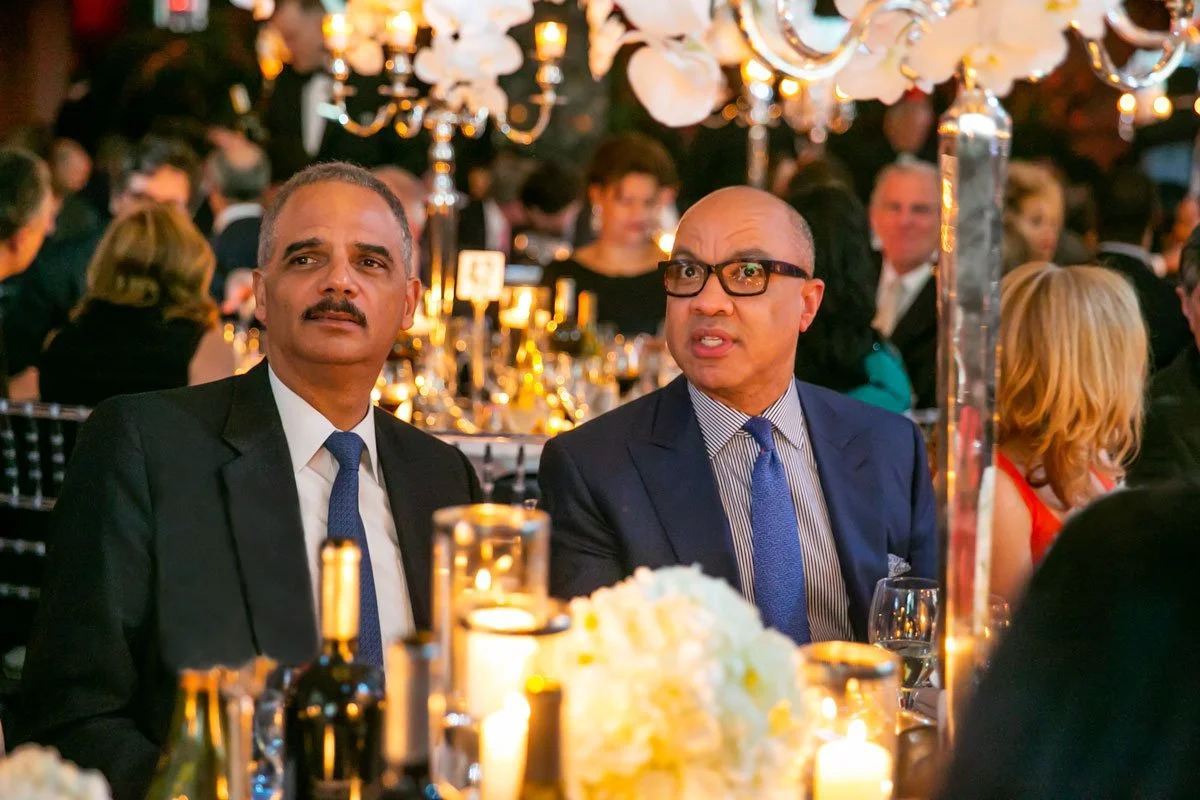  Eric Holder and Darren Walker at NAACP LDF Legal Defense Fund NEJAD National Equal Justice Awards Dinner at Hilton Midtown in NYC 