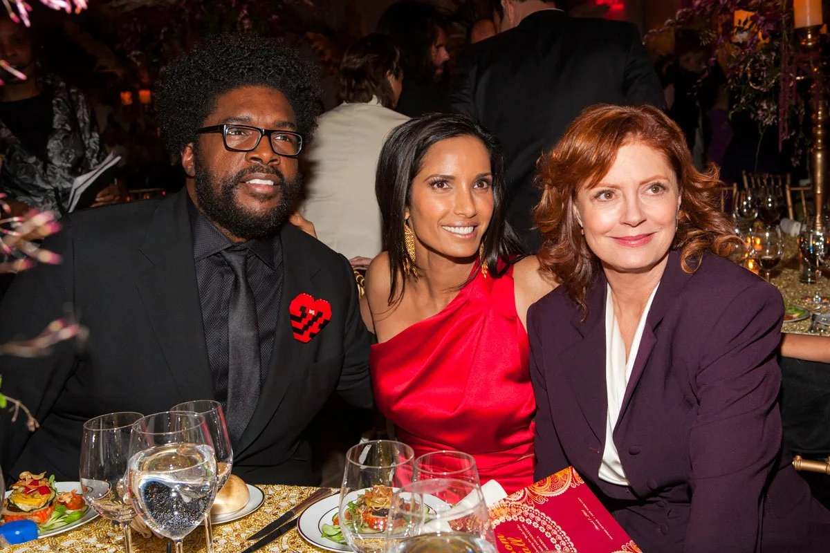  Questlove, Padma Laskhmi, and Susan Sarandon at Blossom Ball Endometriosis Foundation at 583 Park in NYC 