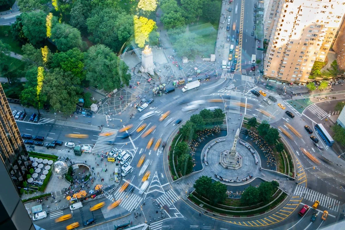  Mandarin Oriental Hotel view in Columbus Circle in NYC 