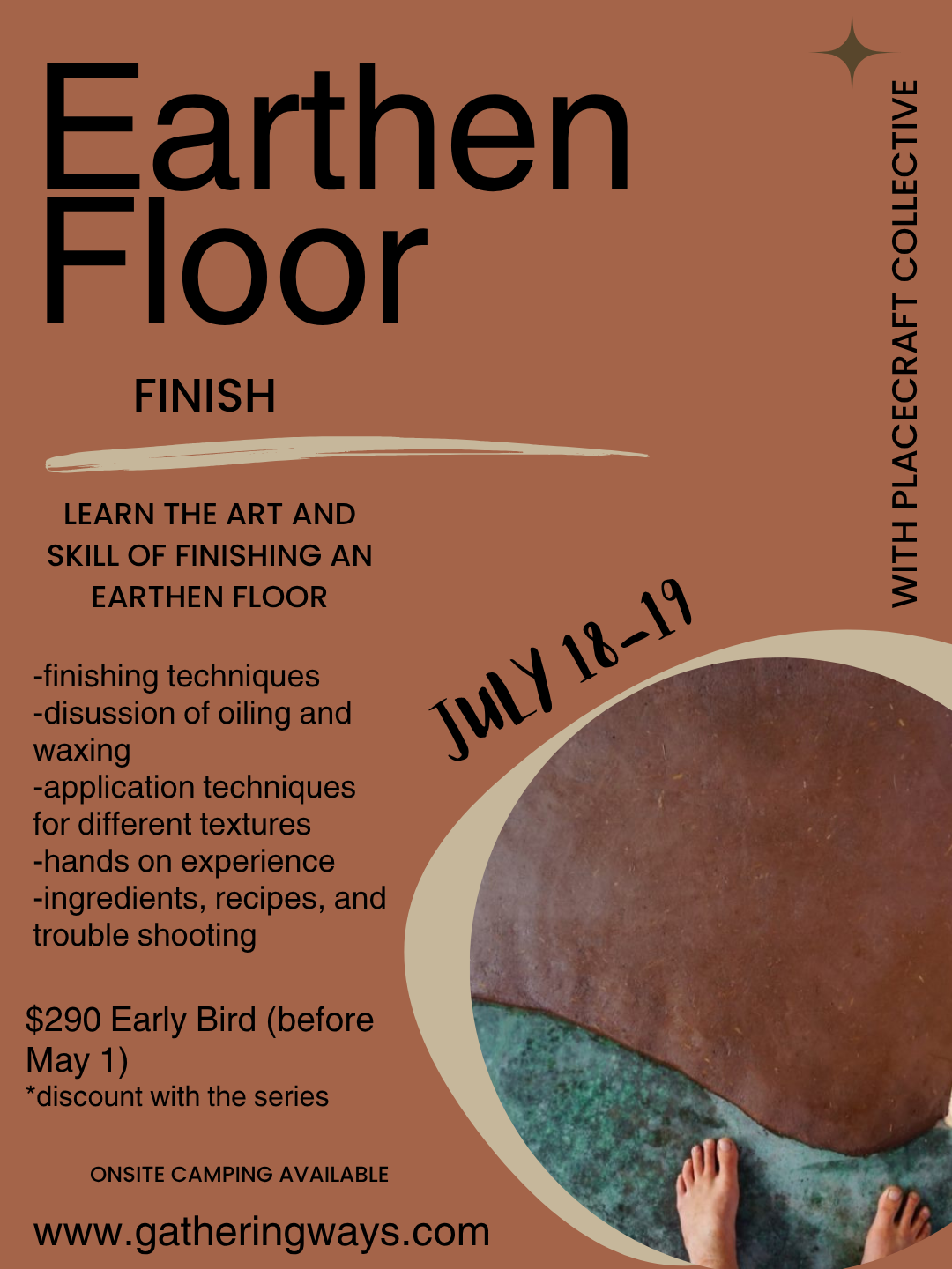 FINISH LAYER EARTHEN FLOORS