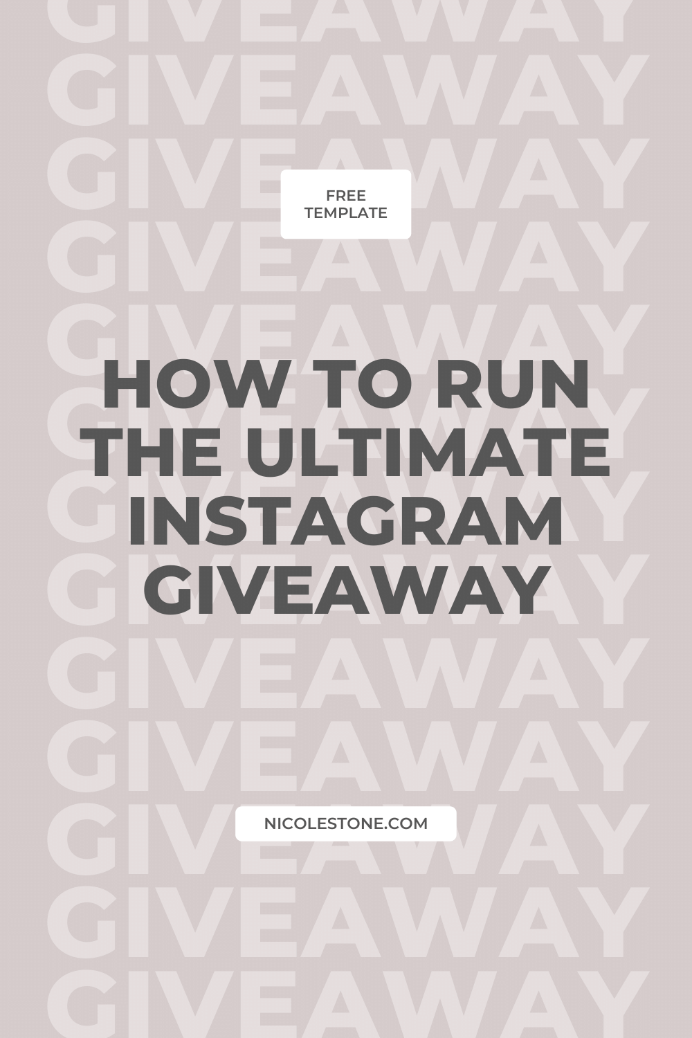 Red Giveaway Online Instagram Post Template