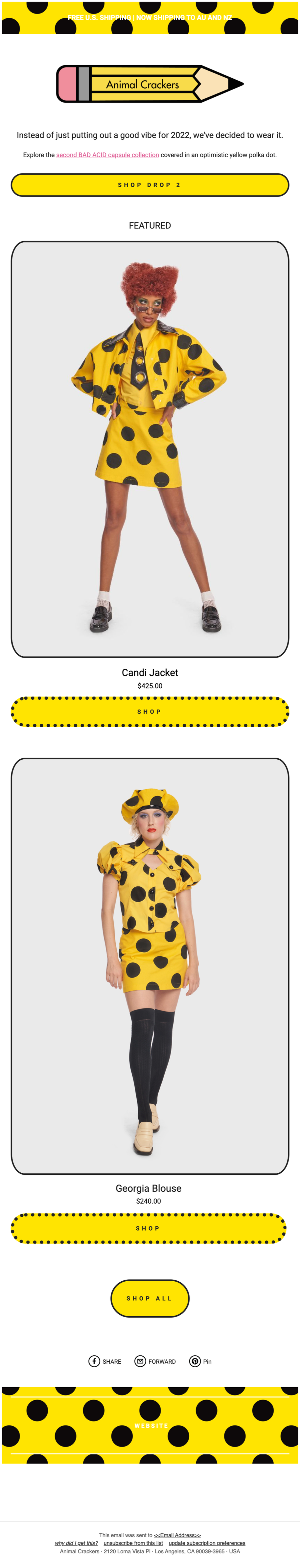 Product Highlight Email
