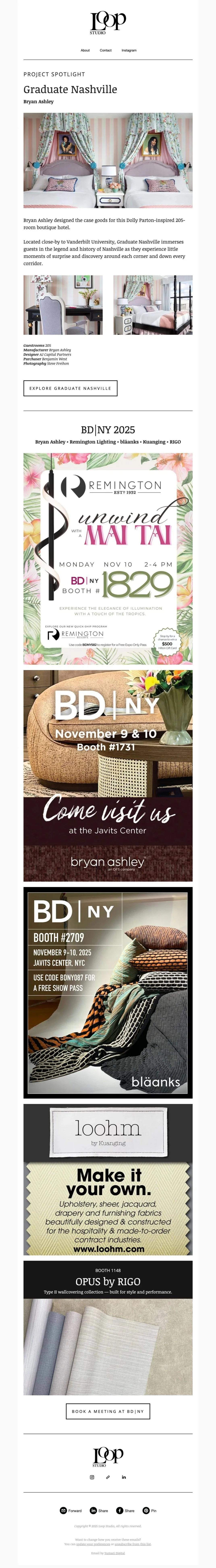 Project and Tradeshow Spotlight