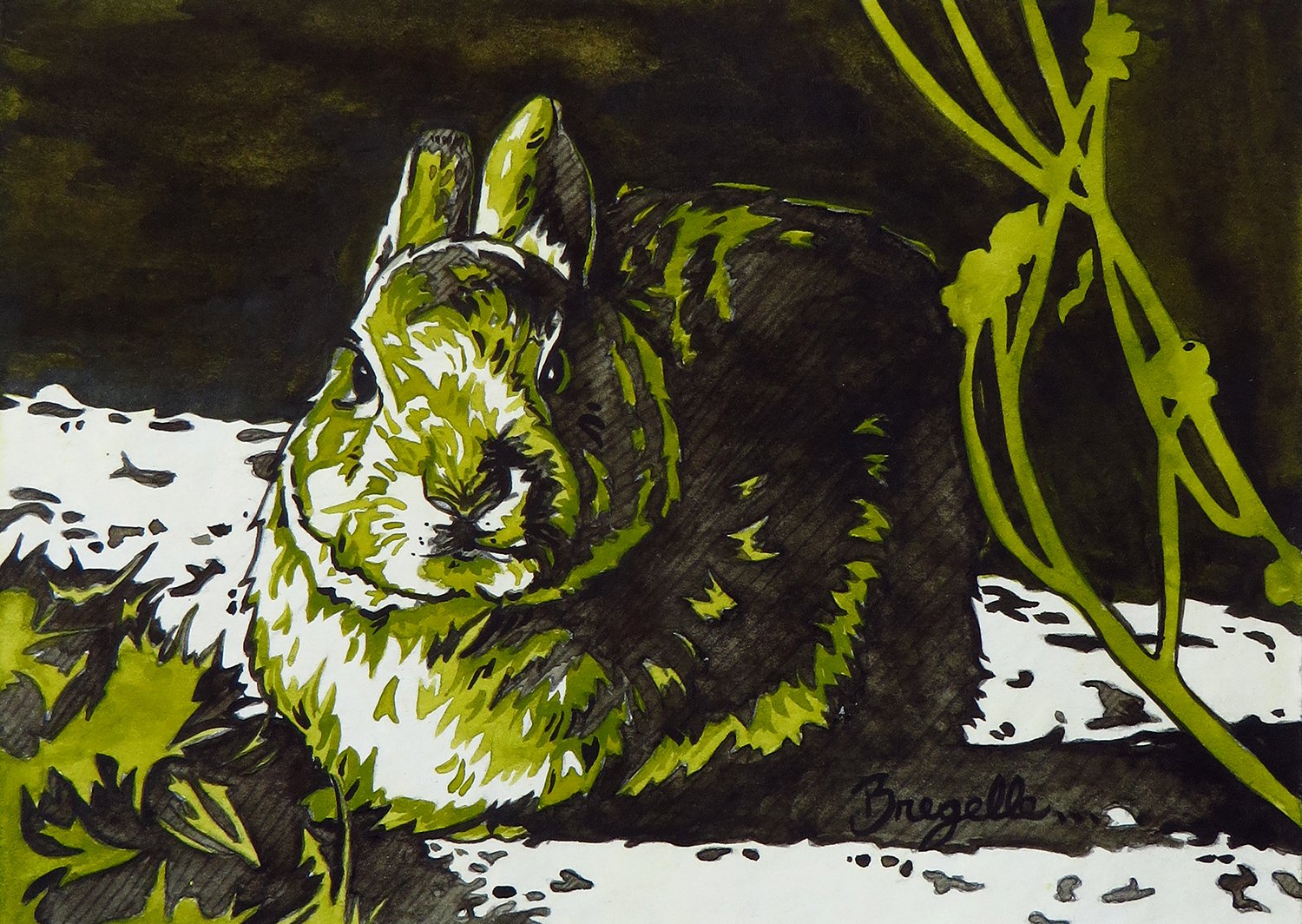 Little Lagomorph -Study in Green.jpg