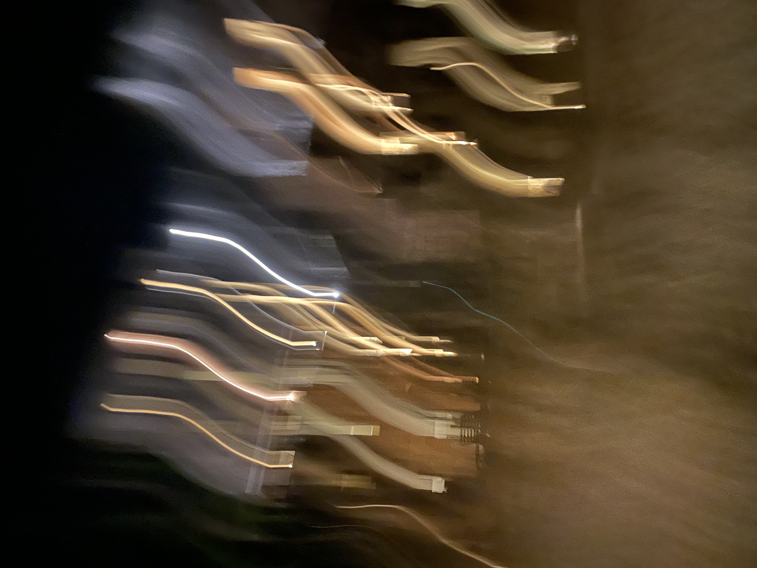 night atmosphere of city lights 