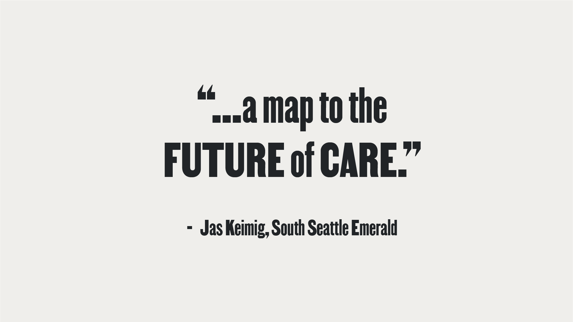 The CUT Project has “…a map to the future of care” — South Seattle Emerald