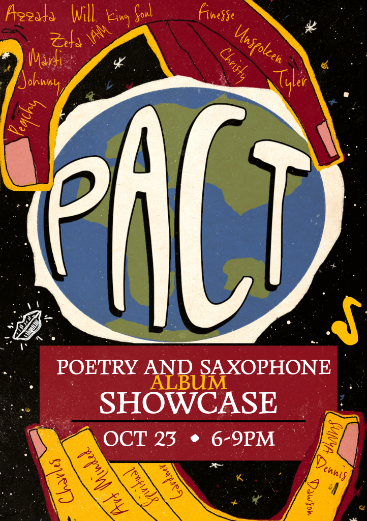 PACT: Poetry and Sax Album Benefit Concert and Showcase
