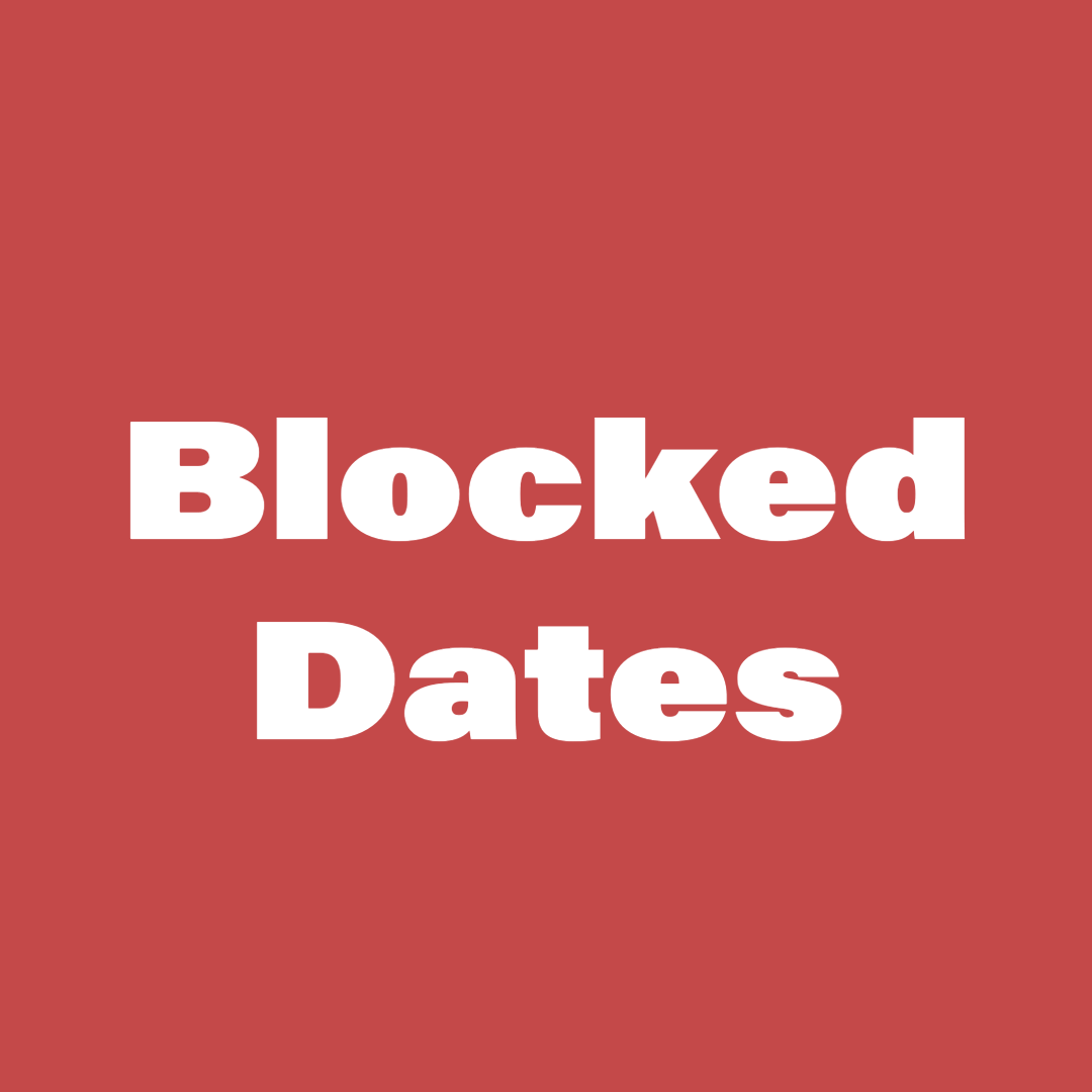 Blocked Dates