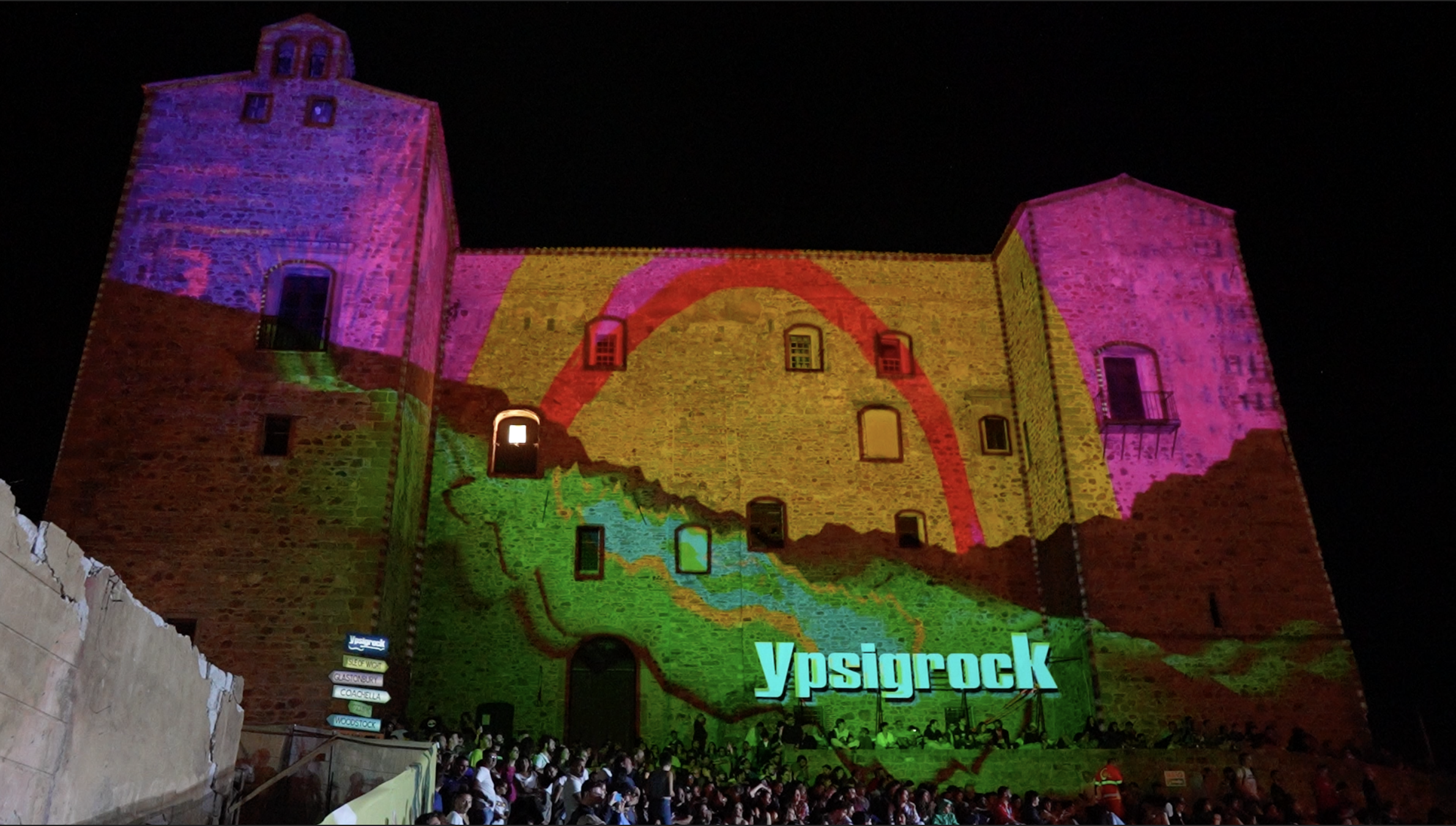 Video Mapping for concert