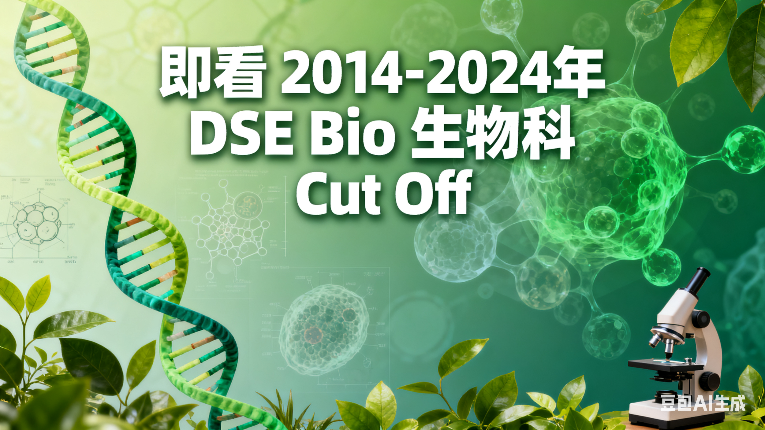 DSE BIO Cut Off|即睇 2014-2024年 生物科 Cut Off 分數