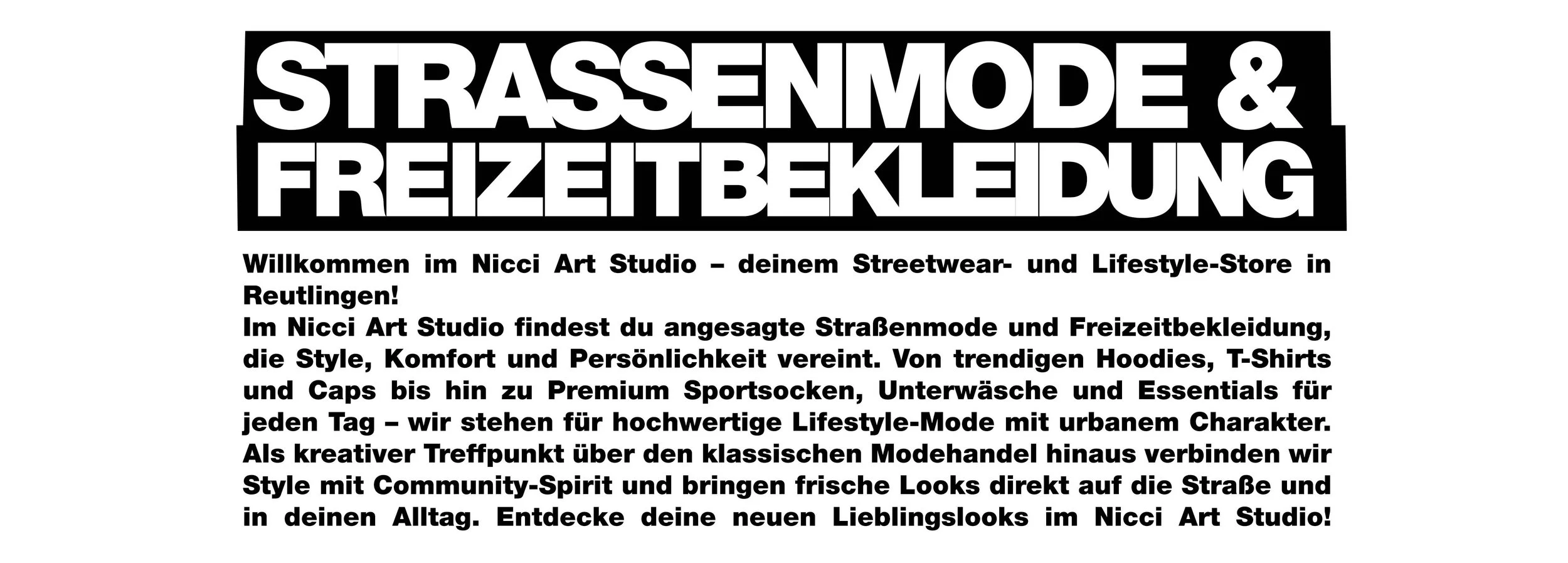 NCCRTS Strassenmode und Freizeitbekleidung