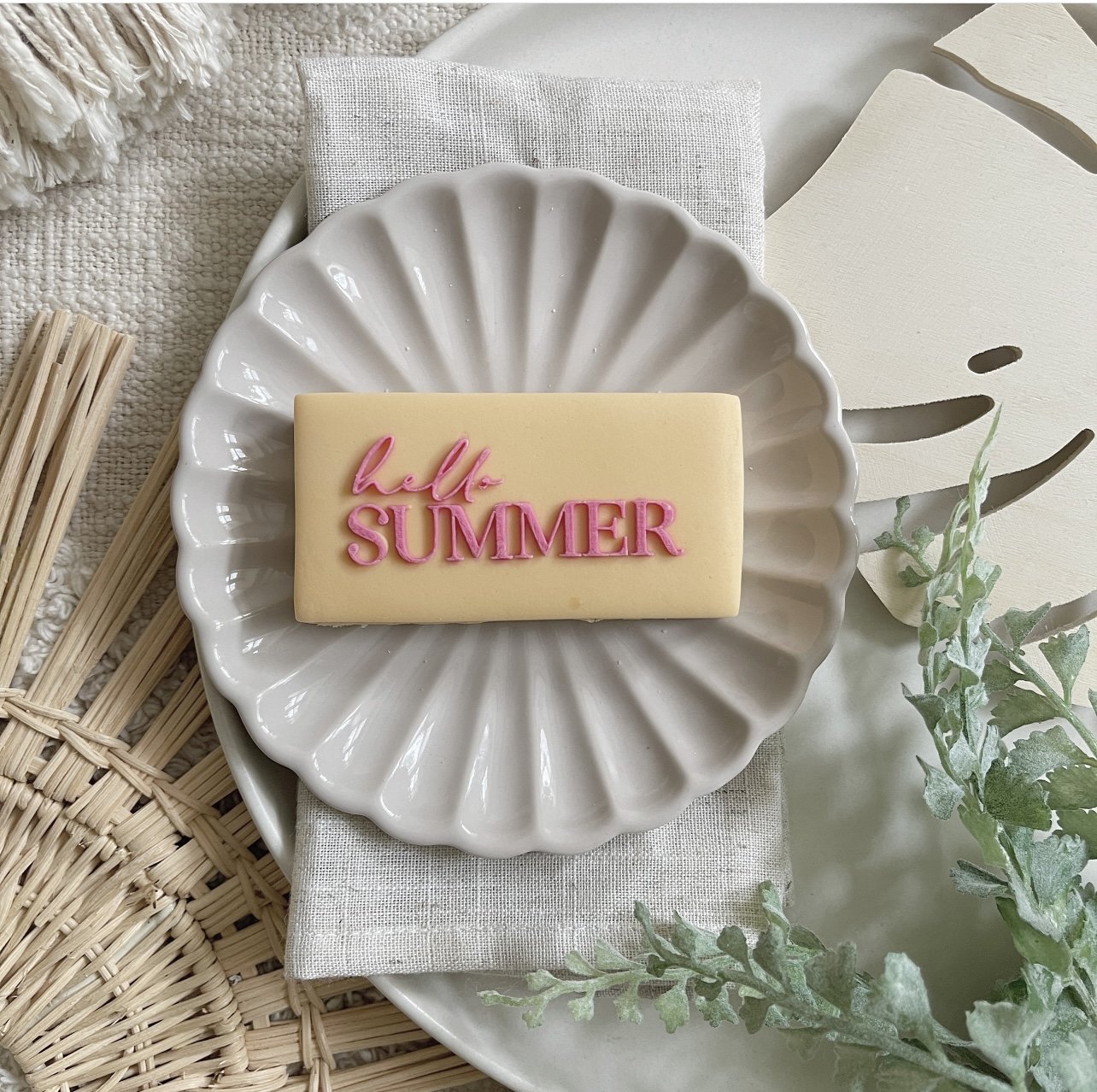 Hello Summer Rectangle Embosser
