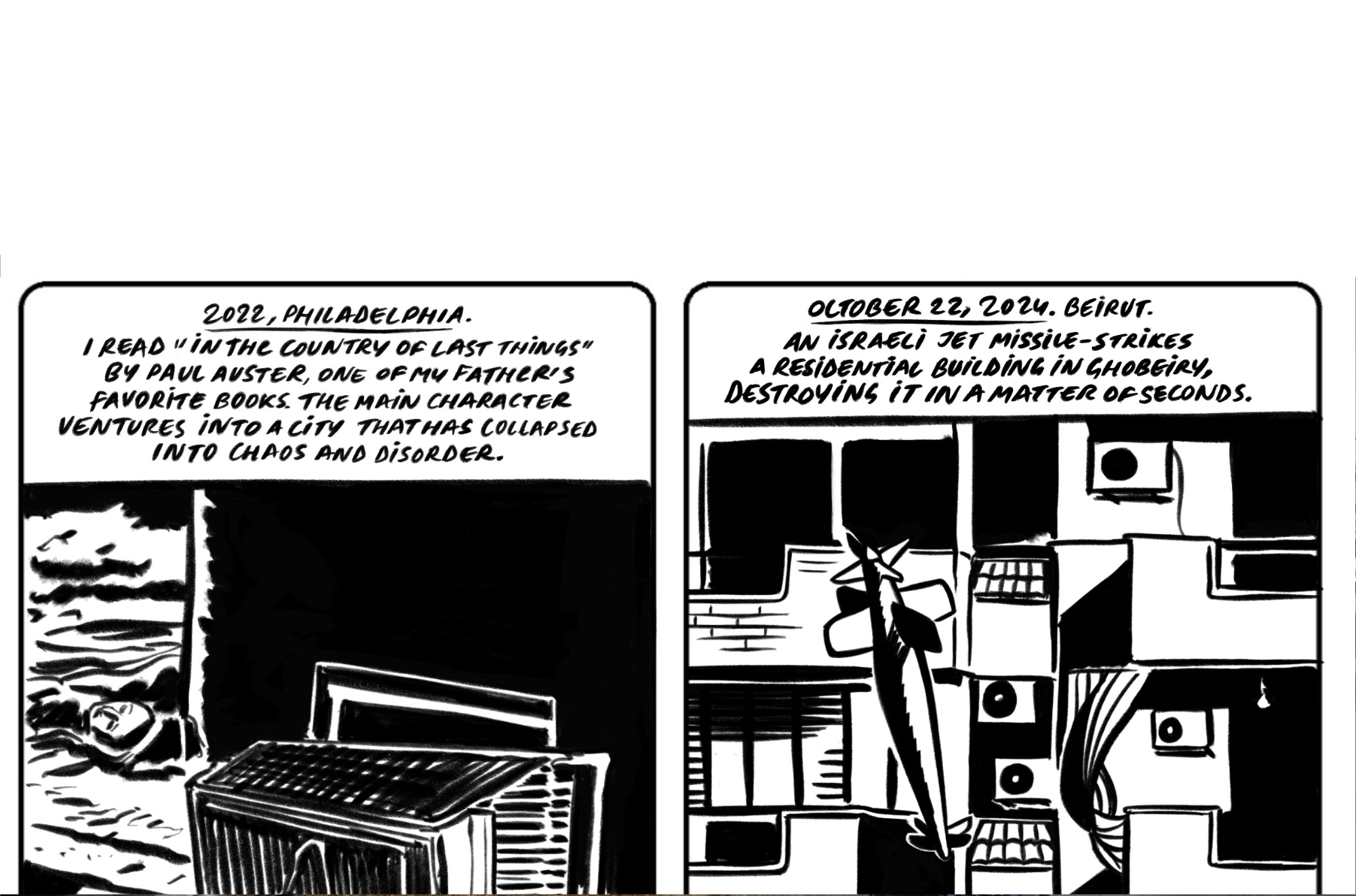 Art as Resistance | Lebanese Comic-Journalist Tracy Chahwan Wants Her Work to Bear Witness