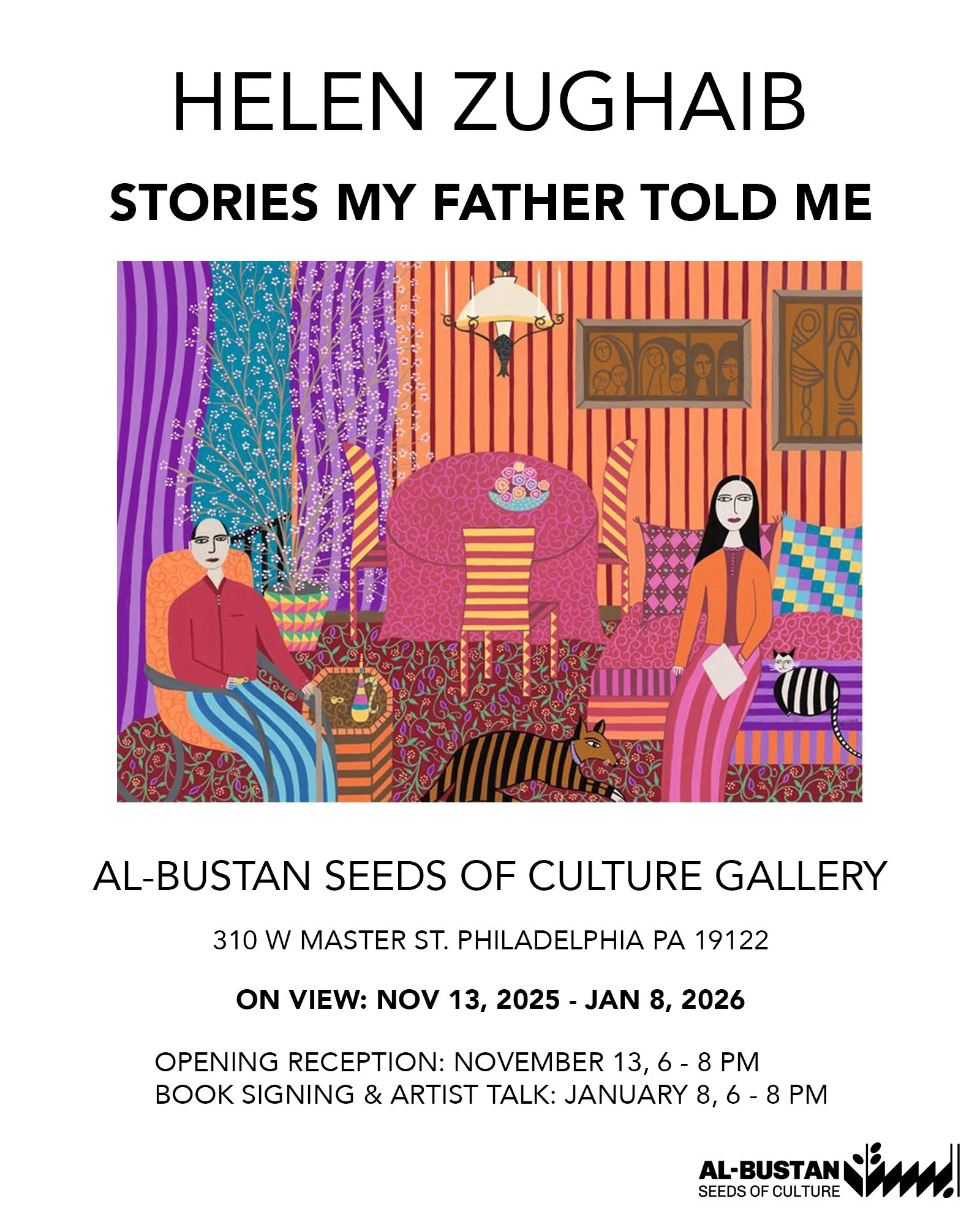 Opening Reception of “Stories My Father Told Me” by Helen Zughaib