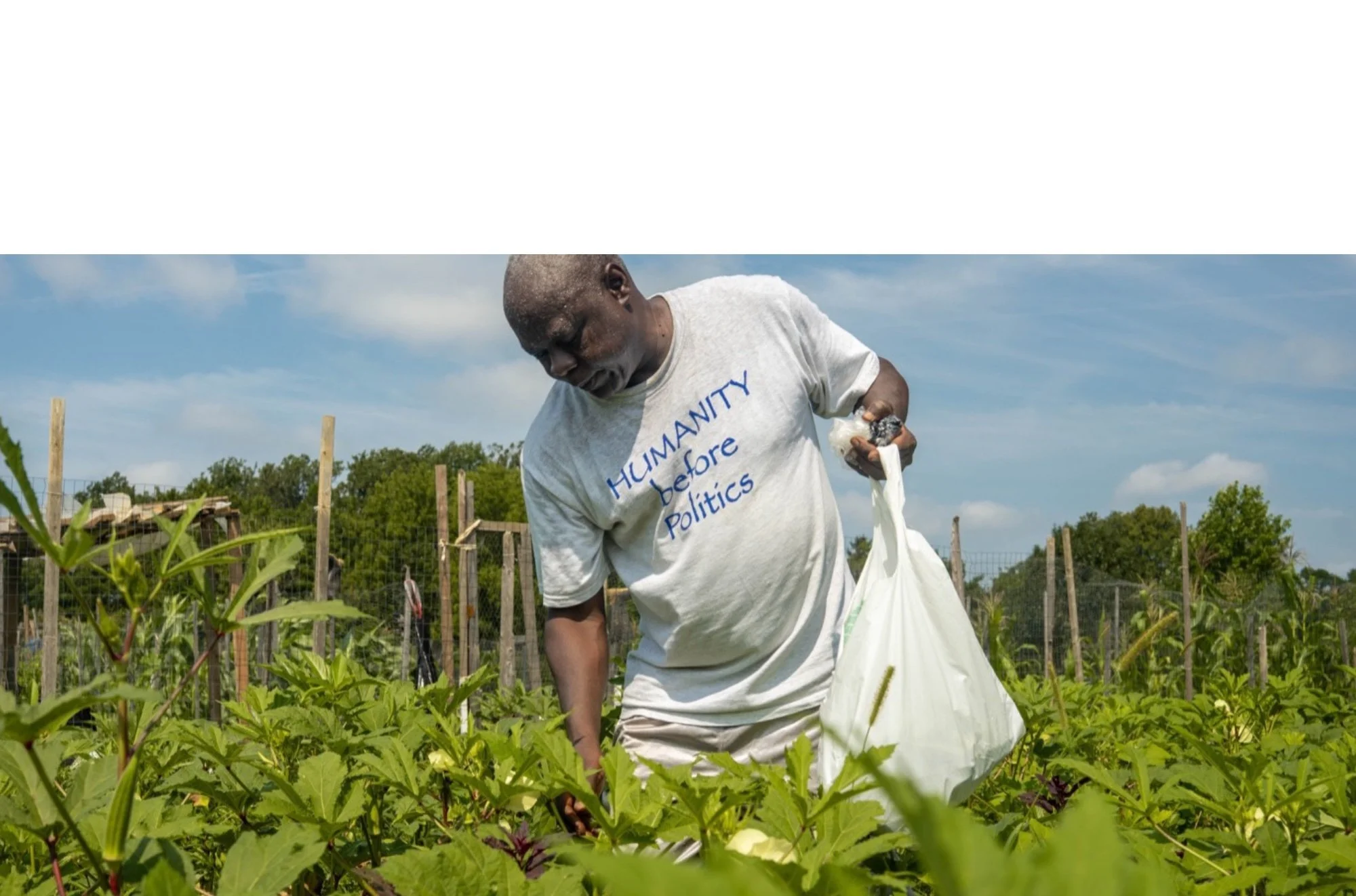 For a Former Darfuri Activist, a Community Garden Offers Refuge and Connection 