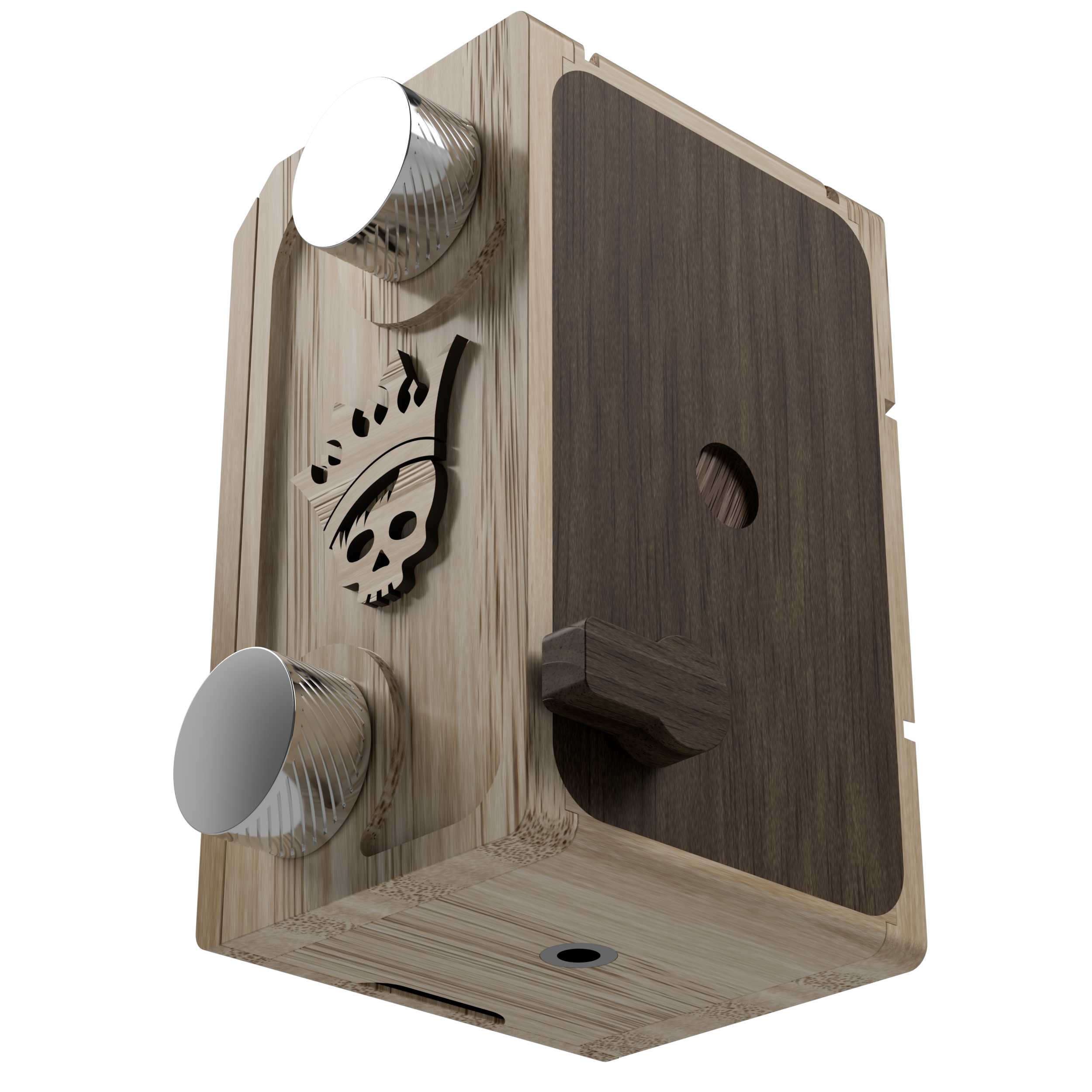 Kingpin Cameras 6X6 TLRi Pinhole Camera Walnut Detailed