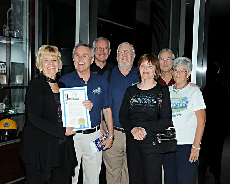 2014 - Joan Dragon and the Mayor of Clearwater proclamation