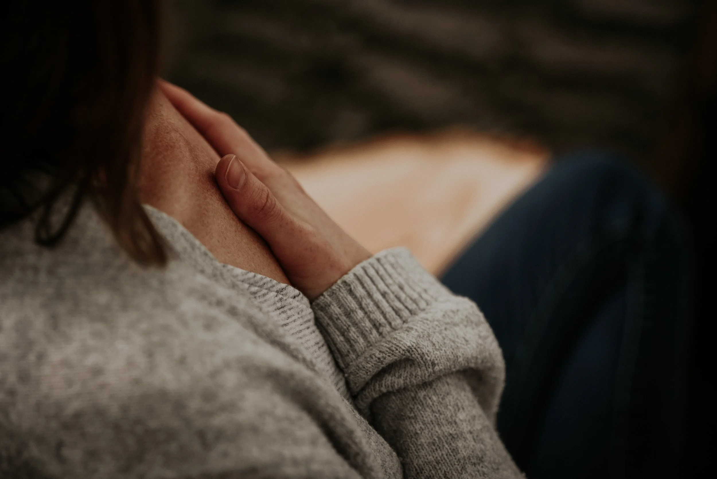 connection.stillness.hand-over-heart.comfort.compassion.inner-healing