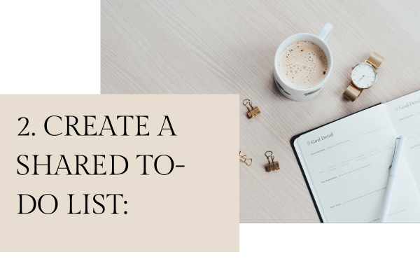 A shared to do list