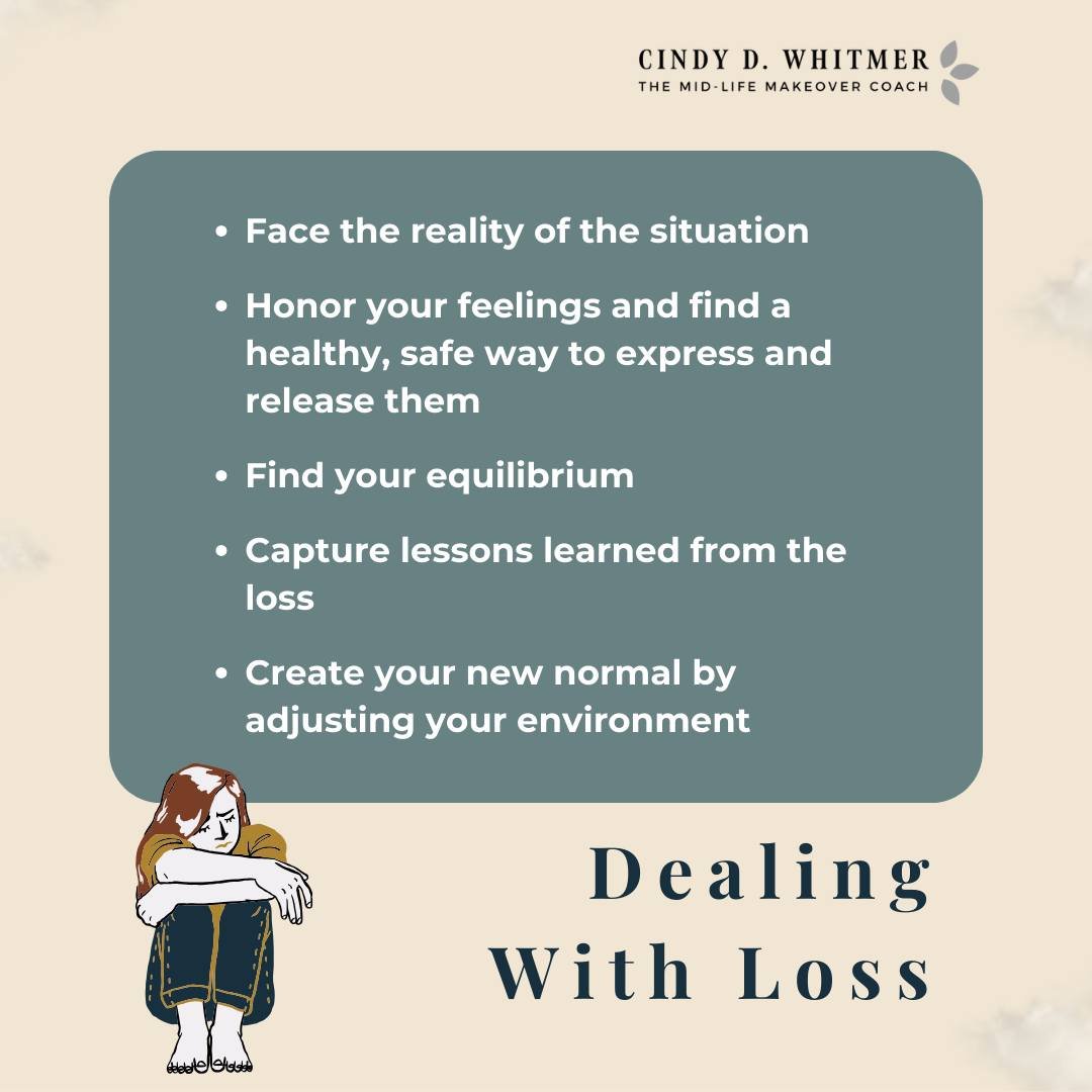 Loss and grief touch us all at some point in our lives. No matter what kind of losses you are enduring, you will persist. Remember, life after loss is a journey, not a destination. I share more about how to handle loss in midlife in this week's newsl